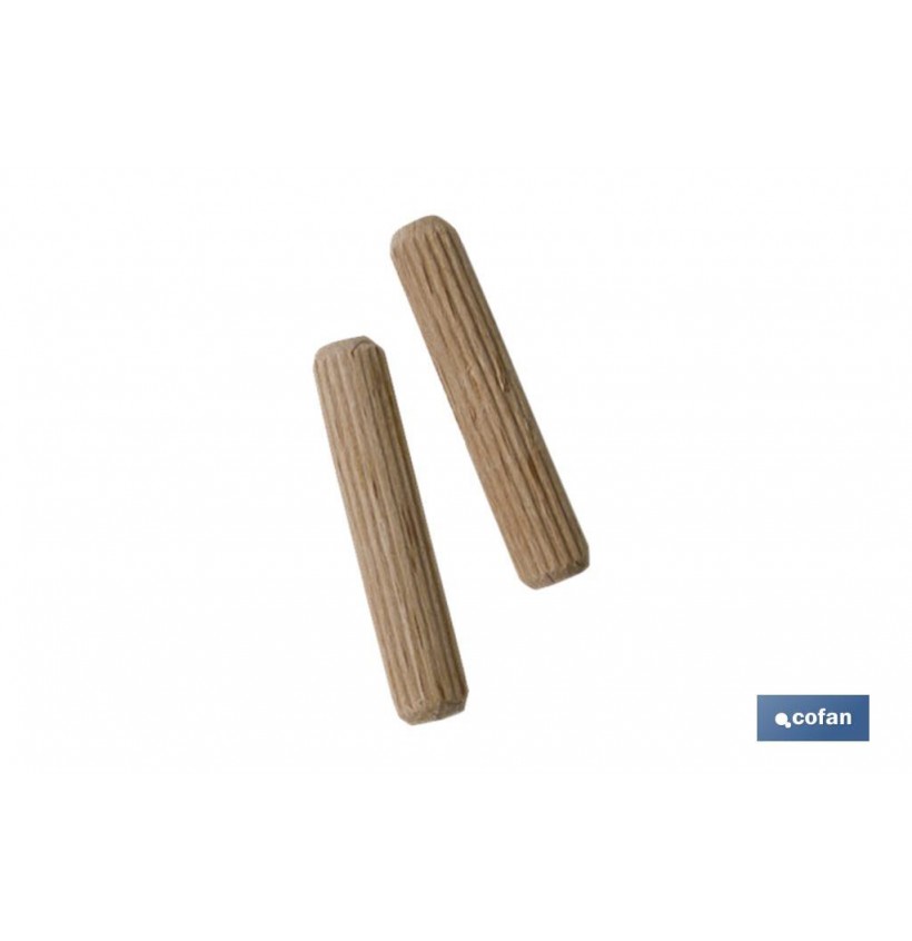 BL 15 UDS ESPIGA DE MADERA 6MM