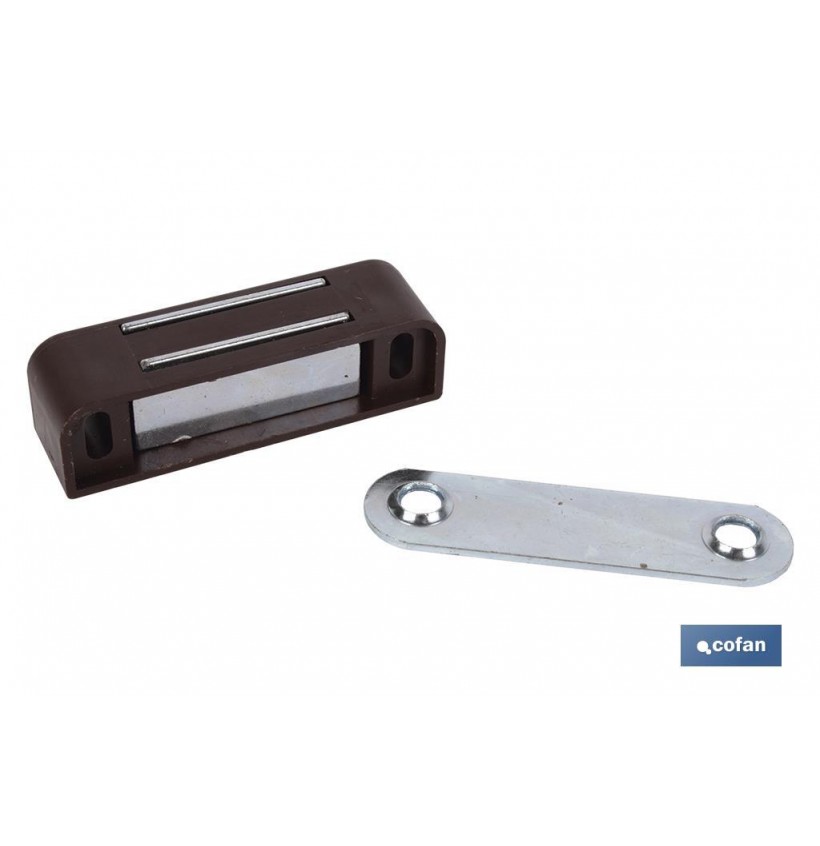 2 CIERRES MAGNETICO MARRON