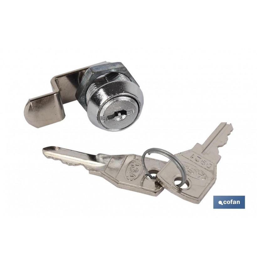 CERRADURA BUZON CURVA ( 2 LLAVES )
