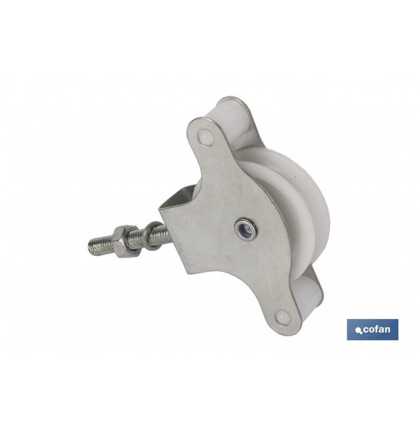 2 UDS POLEA CON TORNILLO 40MM