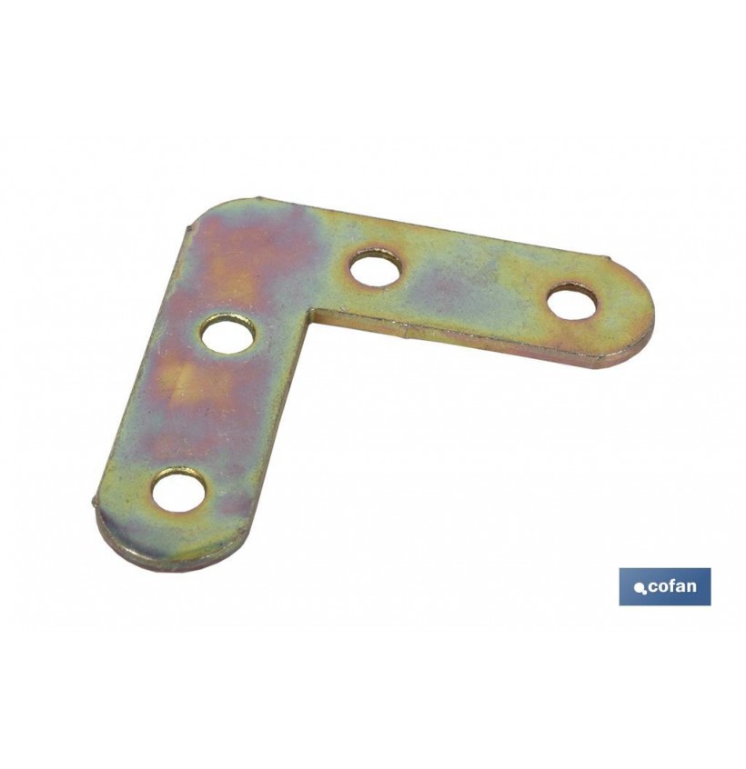 4 UDS ESCUADRA PLANA 40MM