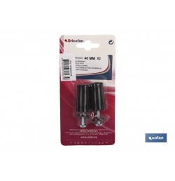 TOPE PERSIANA 40MM BLANCO 2 UDS
