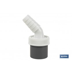 CONEXIÓN PVC Ø40 MM CON TOMA AUXILIAR PARA ELECTRODOMÉSTICOS