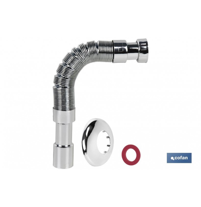 TUBO FLEXIBLE METALIZADO 1 1/4  Ø32-40 300-720 MM