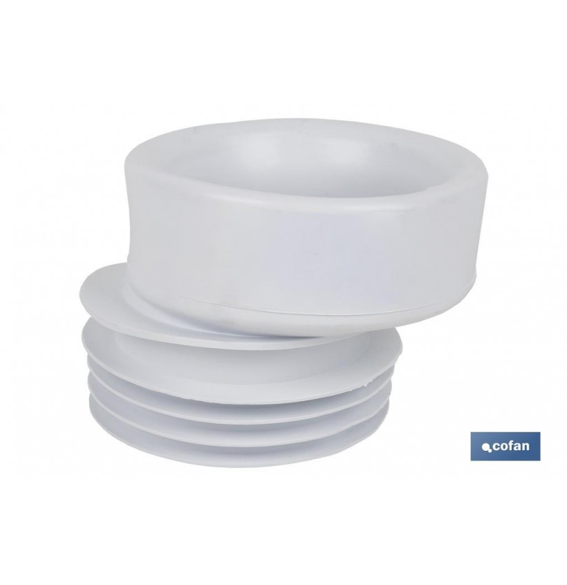 MANGUITO DE CONEXIÓN EXCÉNTRICO PARA INODORO Ø110 MM