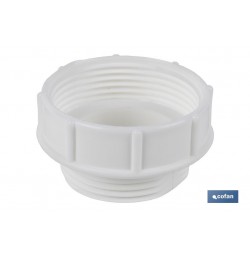 ADAPTADOR CONVERTIDOR 1 1/4 MACHO - 1 1/2 HEMBRA PARA TUBO FLEXIBLE