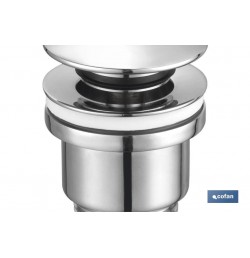 VÁLVULA CLICK-CLACK CON TAPÓN GRANDE Ø63 MM
