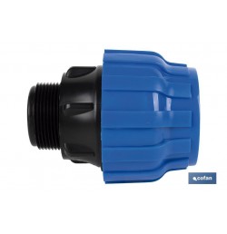 ENLACE ROSCA MACHO PP PN16 20 X 3/4  VENTA UNITARIA