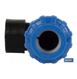 CODO 90° ROSCA HEMBRA PP PN16 32 X 1  VENTA UNITARIA