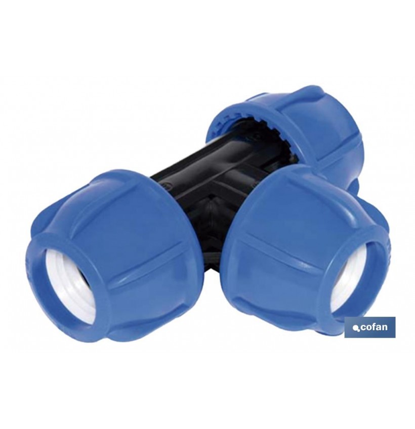 TE 90° PP PN16 63 X 63 X 63