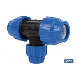 TE 90° REDUCIDA PP PN16 40 X 32 X 40  VENTA UNITARIA