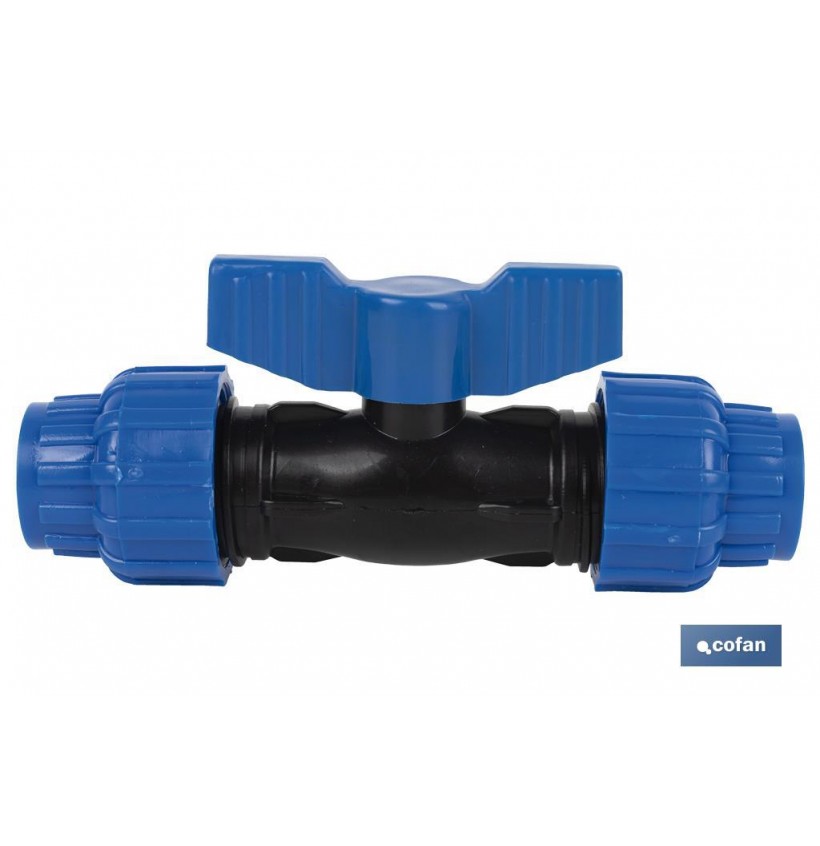 VÁLVULA DE BOLA PP PN16 50 X 50  VENTA UNITARIA