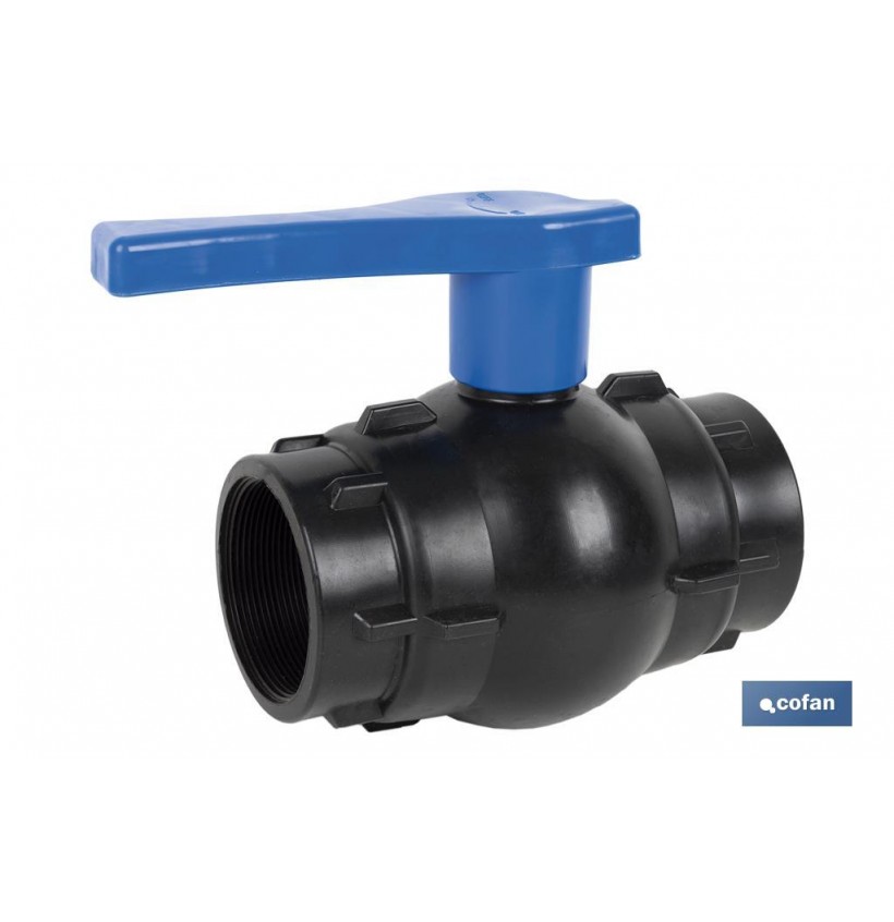 VÁLVULA DE BOLA ROSCA H-H PP PN16 2 X 2