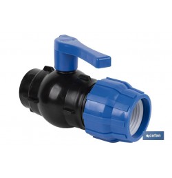 ENLACE VÁLVULA DE BOLA ROSCA HEMBRA PP PN16 32 X 1