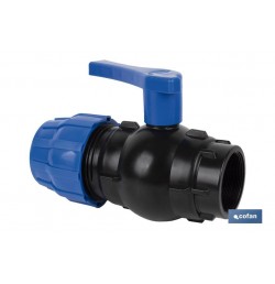 ENLACE VÁLVULA DE BOLA ROSCA HEMBRA PP PN16 75 X 2 1/2
