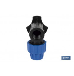 CODO 90° GRIFO ROSCA HEMBRA PP PN16 20 X 3/4