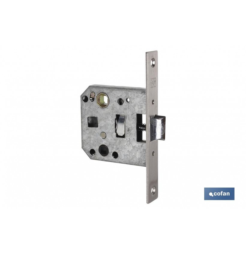 Picaporte embutir redondo D47 E50 Inox (P/Madera)