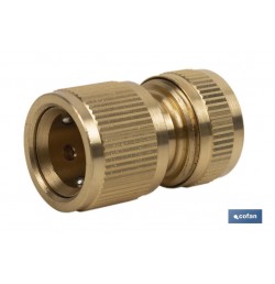 CONECTOR MANGUERA LATÓN 1/2 - 5/8 (13-15 mm)