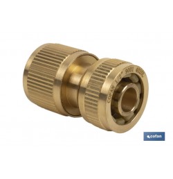 CONECTOR MANGUERA LATÓN 1/2 - 5/8 (13-15 mm)