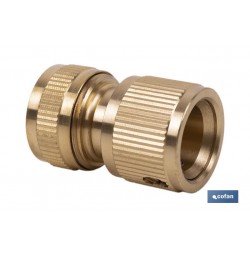 CONECTOR MANGUERA LATÓN 1/2 - 5/8 (13-15 mm)