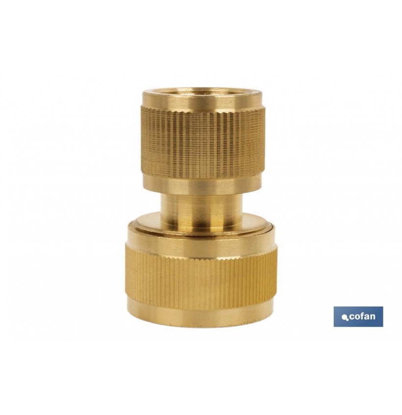 CONECTOR MANGUERA LATÓN 3/4 (19 mm)