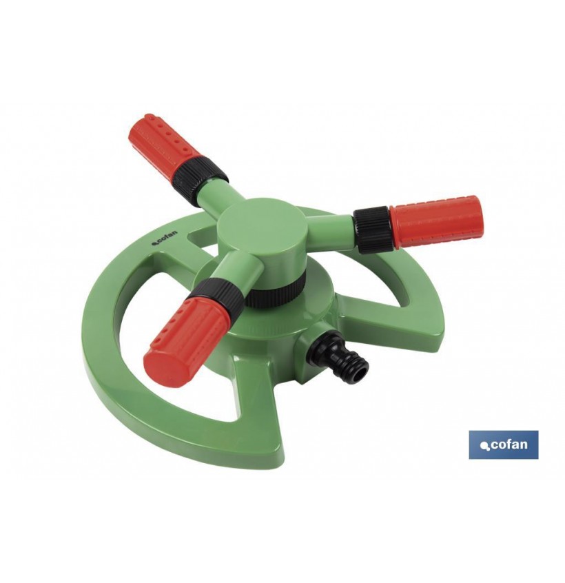 ASPERSOR ROTACIONAL DE 3 BRAZOS