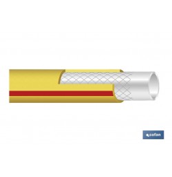 MANGUERA PVC MODELO STORM 3C TRENZADA Ø15X50 M