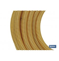 ROLLO DE TUBO DE ASPIRACION ESPIRAL AMARILLO Ø70mm 25m