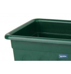 JARDINERA VERDE  MODELO AZAHAR 40X20X15.5CM