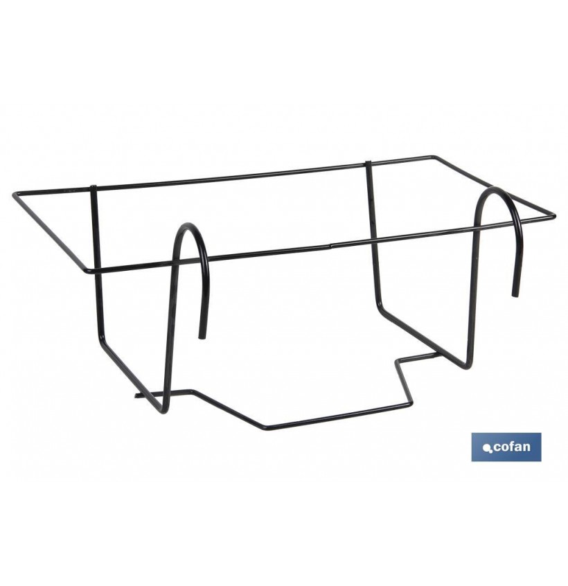 SOPORTE JARDINERA 90015520 AZAHAR NEGRO 40X20X15.5cm