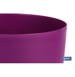 MACETA CAMELIA COLOR MORADO 14X13.8cm venta unitaria