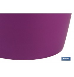 MACETA CAMELIA COLOR MORADO 14X13.8cm venta unitaria
