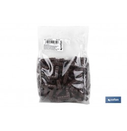 CONEXIÓN EN CODO Ø16MM (MARRÓN-MAX SEGUR.)
