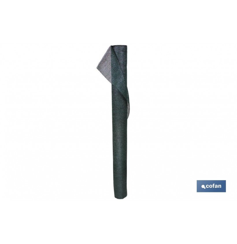 MALLA SOMBREO VERDE OSCURO 90% / 120 Grs - 1 x 10 Mts