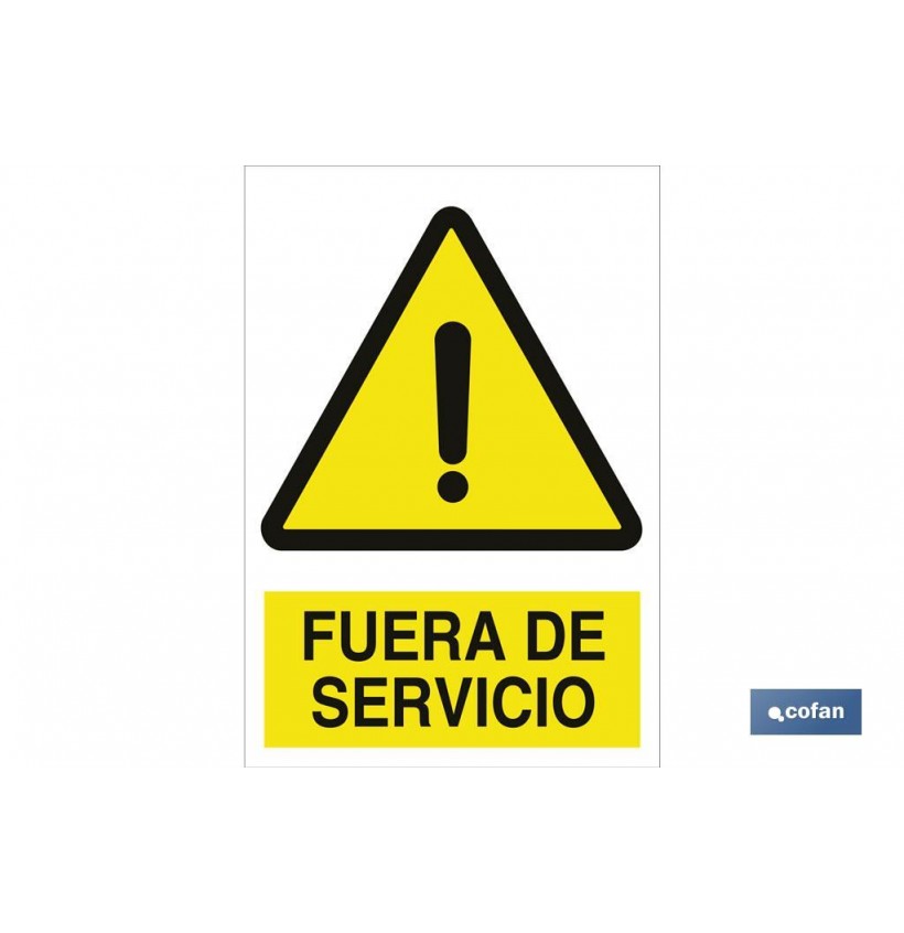 SEÑAL POLIESTIRENO 148X105MM.