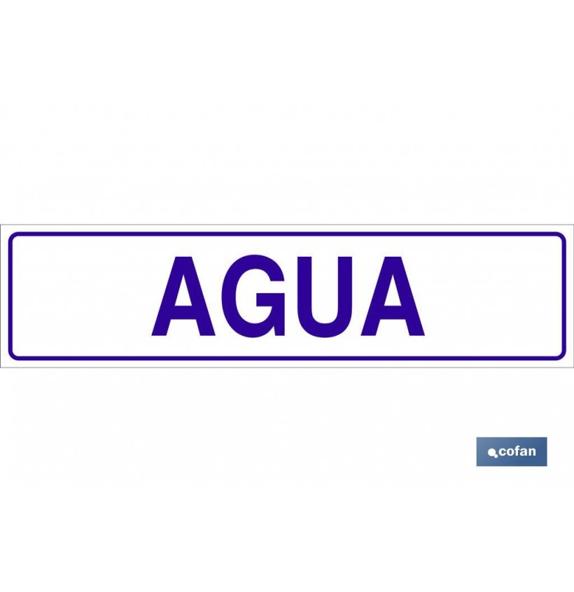 SEÑAL GLASSPACK ADHESIVA 250X62MM.