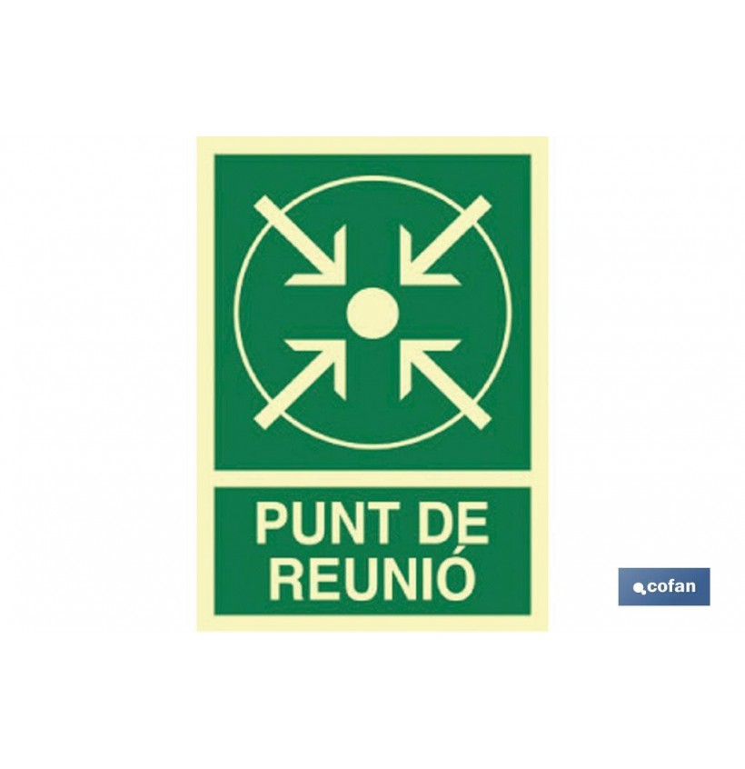 SEÑAL LUMINISCENTE 297X210MM.