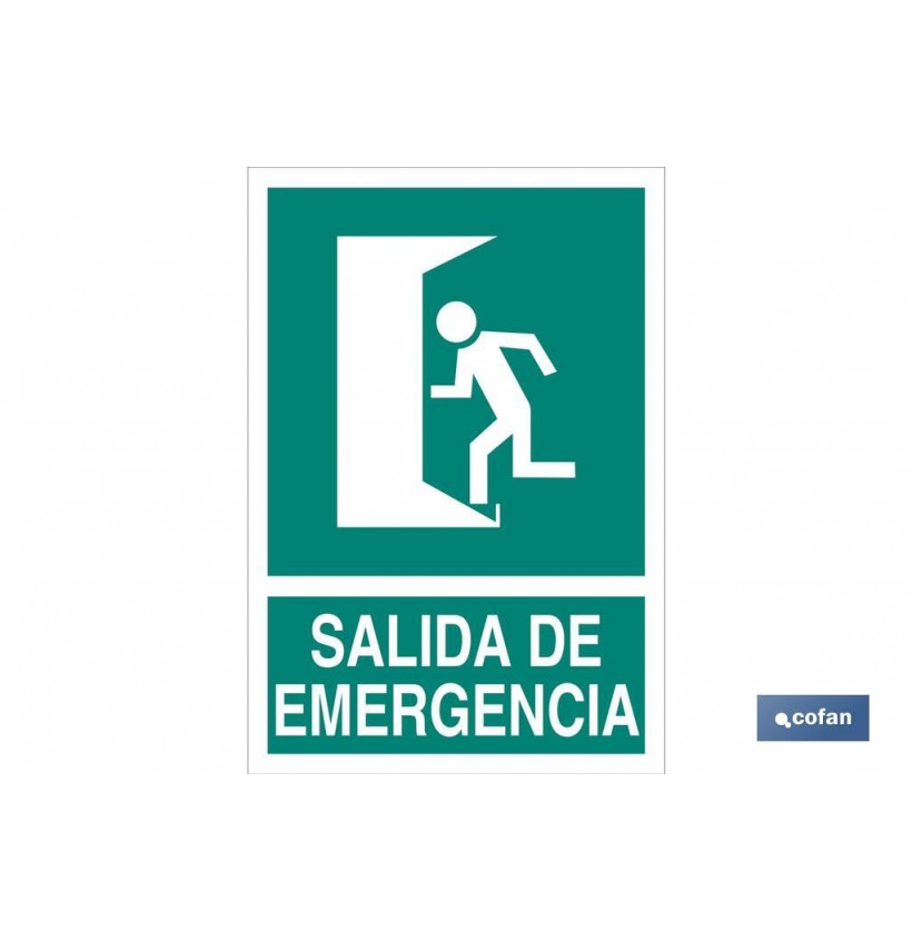 SEÑAL LUMINISCENTE 297X210MM.