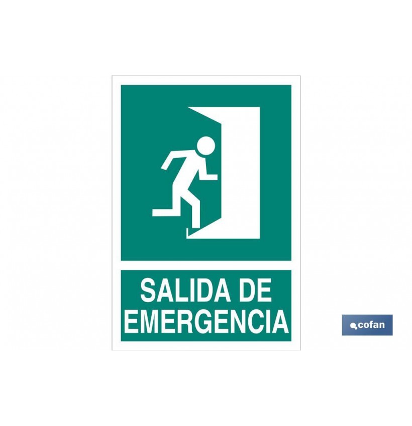 SEÑAL LUMINISCENTE 210X148MM.