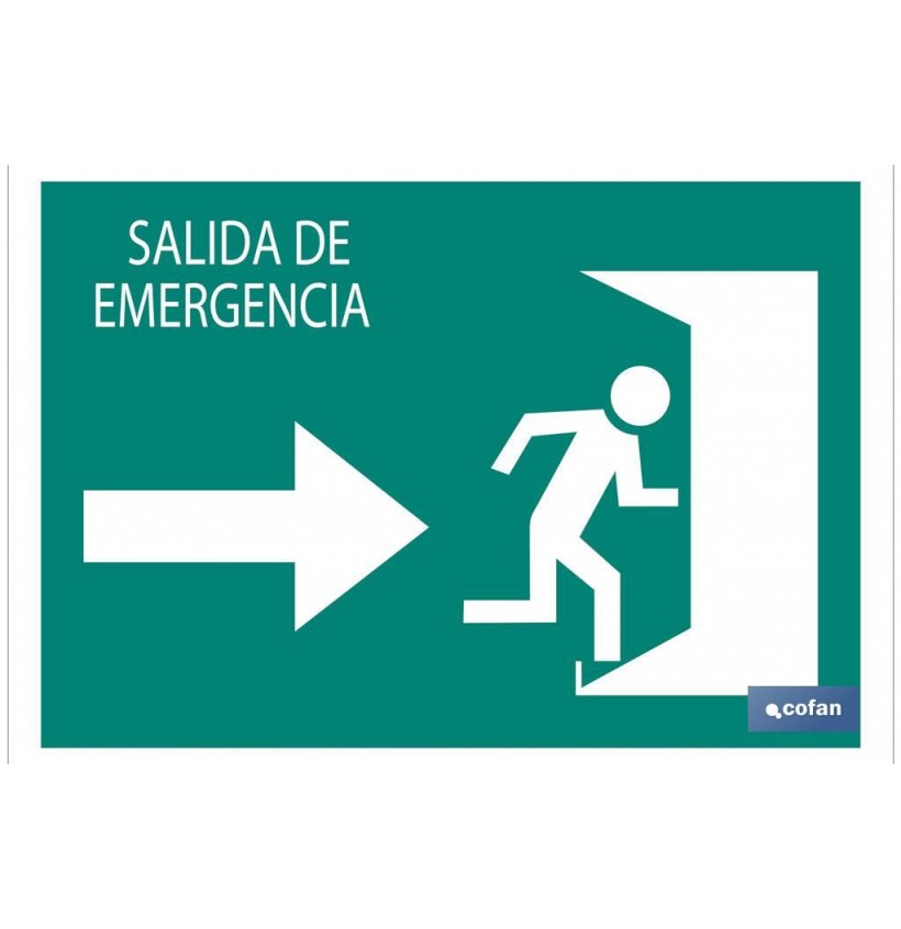 SEÑAL LUMINISCENTE 210X148MM.