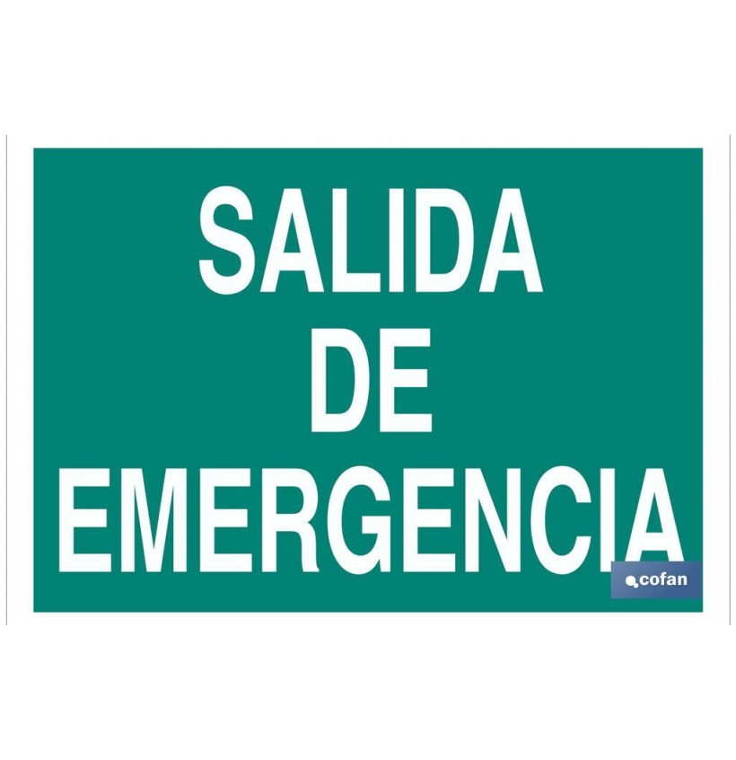 SEÑAL LUMINISCENTE 420X297MM.