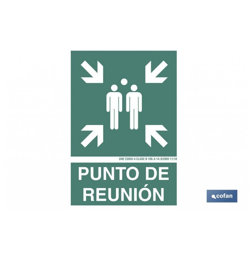 SEÑAL LUMINISCENTE 420X297MM.