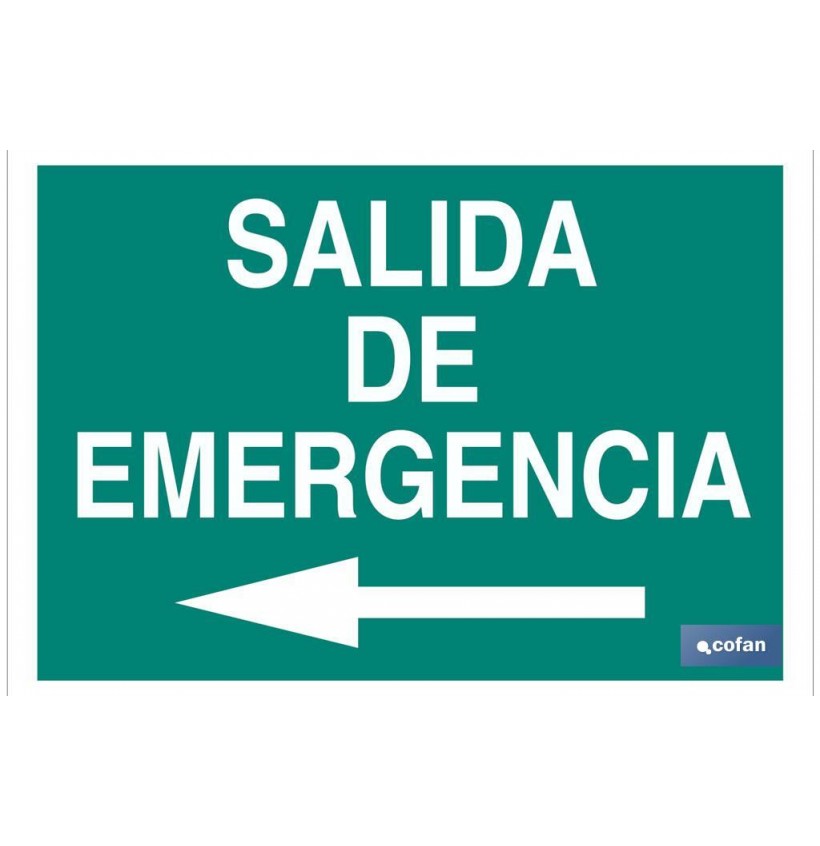 SEÑAL LUMINISCENTE 210X148MM.