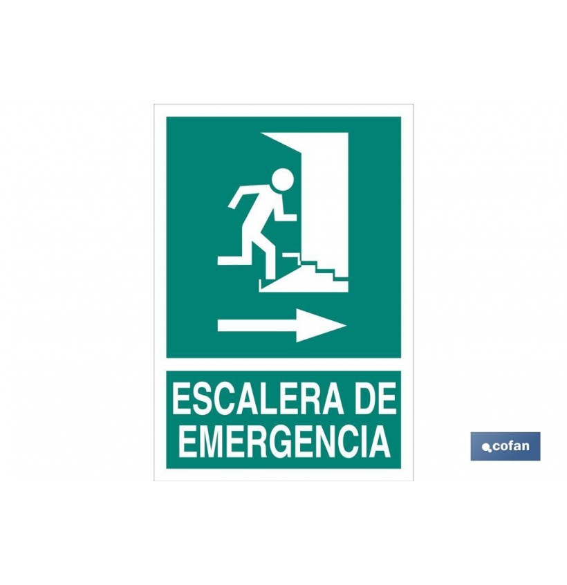 SEÑAL LUMINISCENTE 297X210MM.