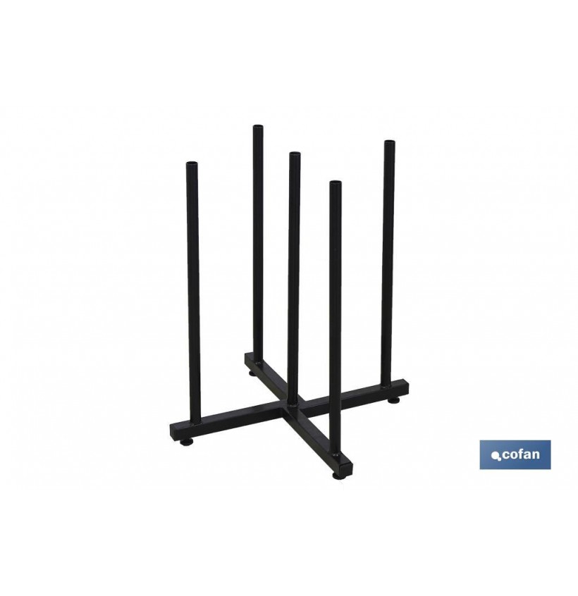 EXPOSITOR VERTICAL PARA HULES 5 ROLLOS
