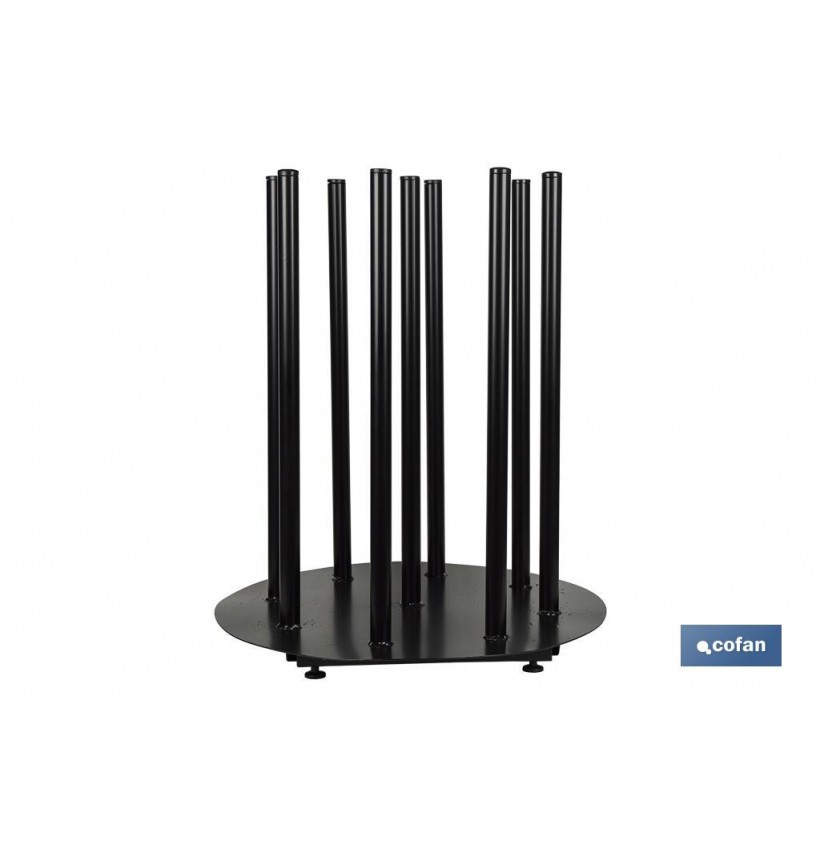 EXPOSITOR VERTICAL PARA HULES 9 ROLLOS