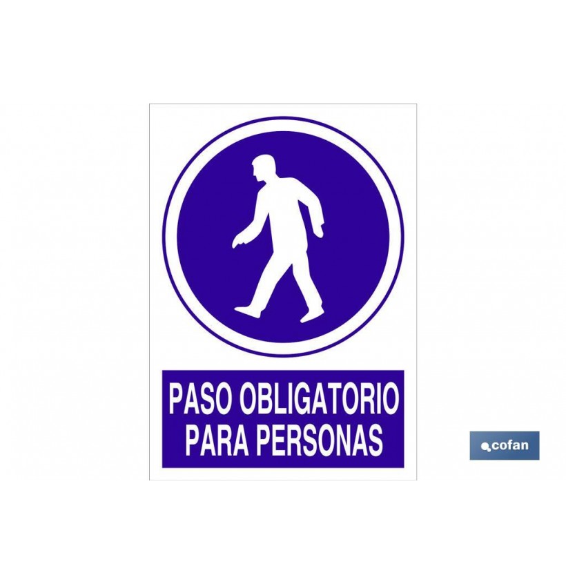 SEÑAL POLIESTIRENO 210X148MM.