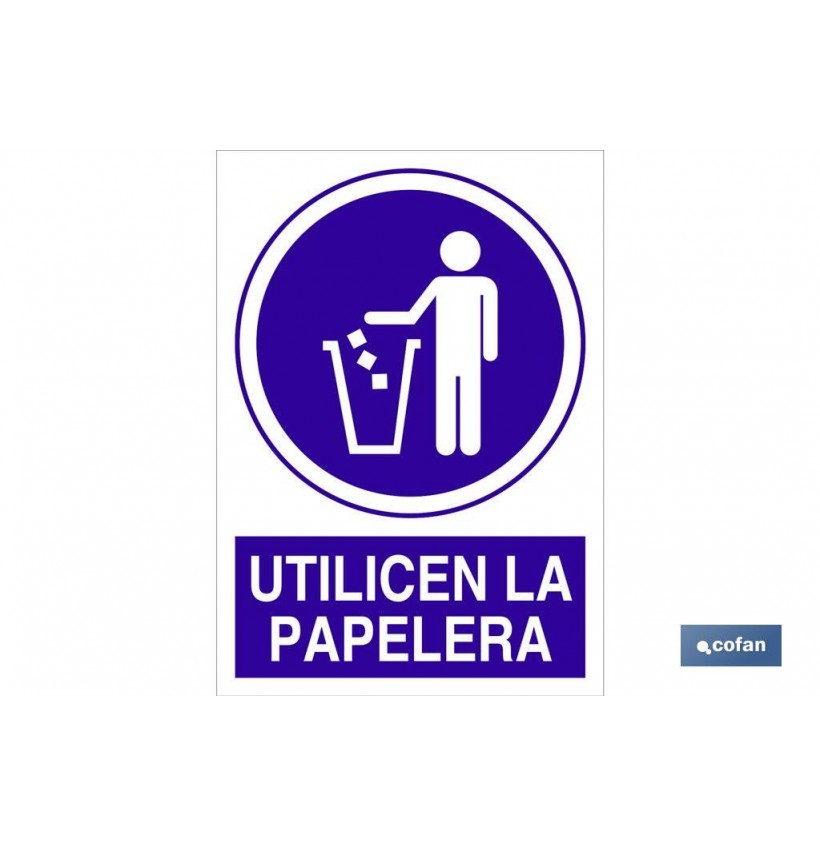 SEÑAL POLIESTIRENO 297X210MM.