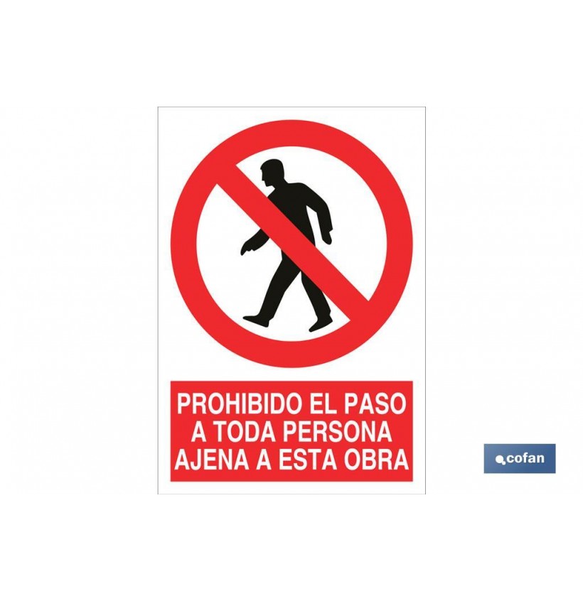 SEÑAL POLIESTIRENO 210X148MM