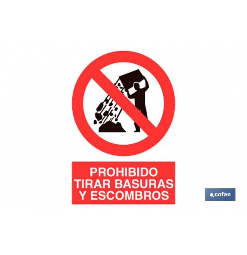SEÑAL POLIESTIRENO 210X148MM
